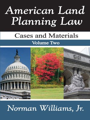 cover image of American Land Planning Law